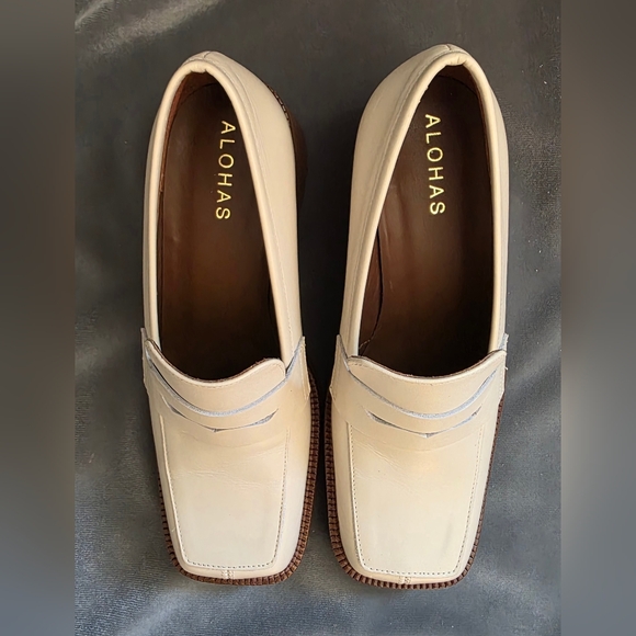 Alohas Roxanne Leather Loafers - Picture 3 of 8